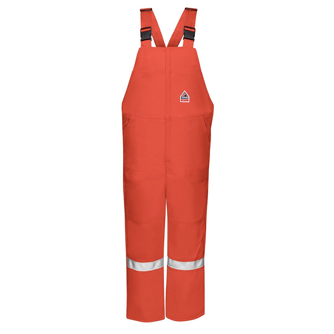 Product image for Men's Midweight Excel FR ComforTouch Deluxe Insulated Bib Overall with Reflective Trim