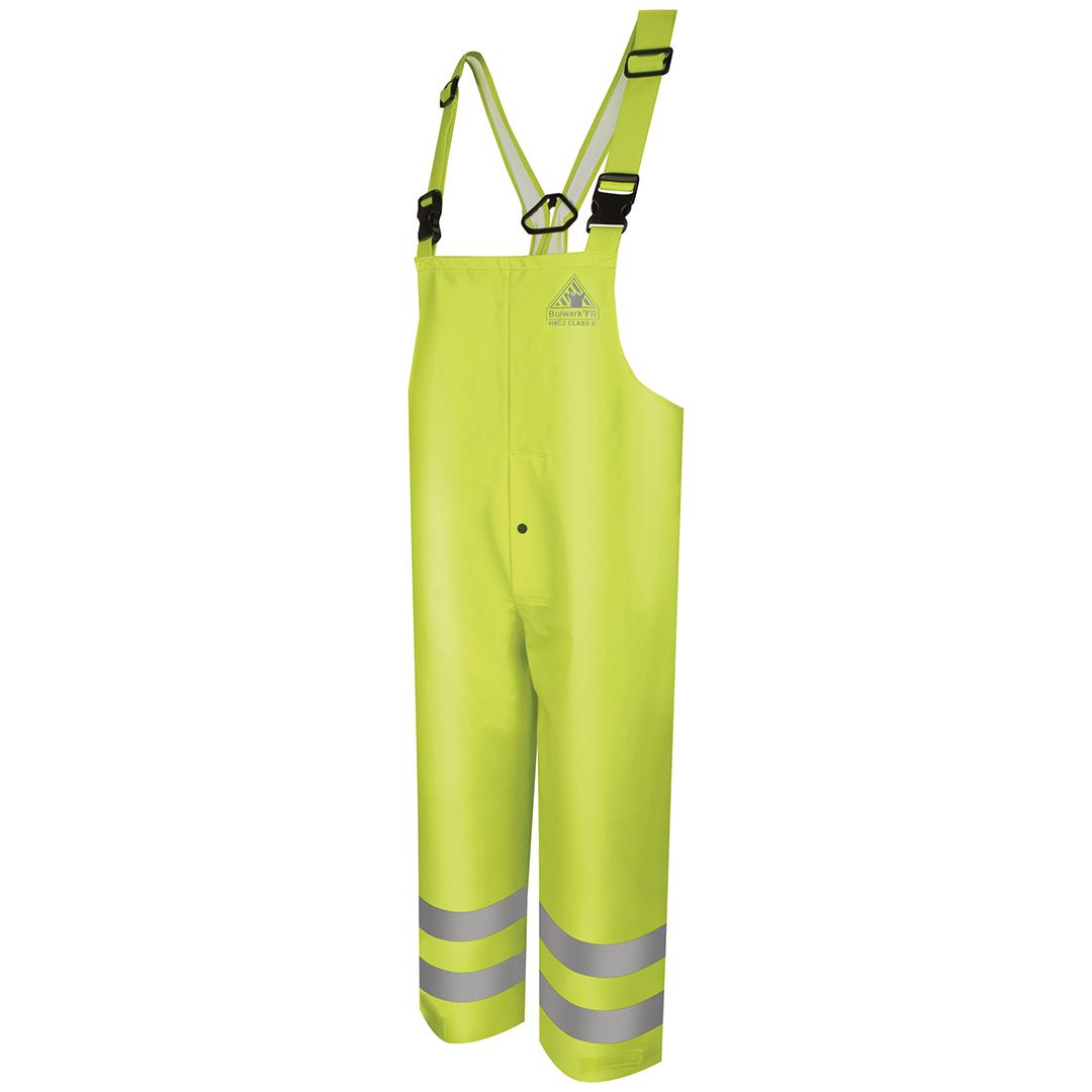 Product image for Men's FR Hi-Visibility Rain Bib Overalls