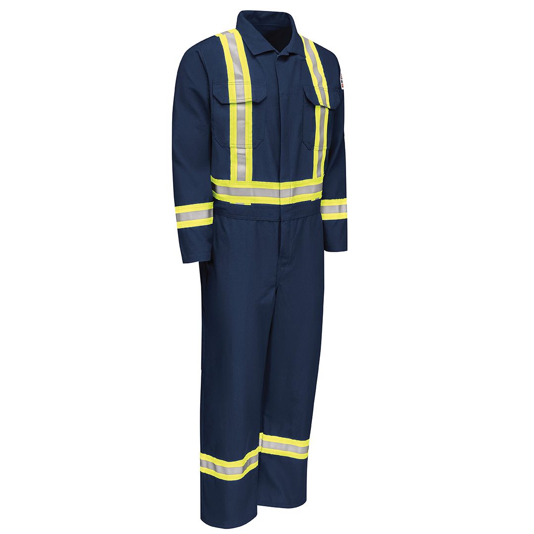 Product image for Men's Midweight Nomex FR Premium Coverall with CSA Compliant Reflective Trim