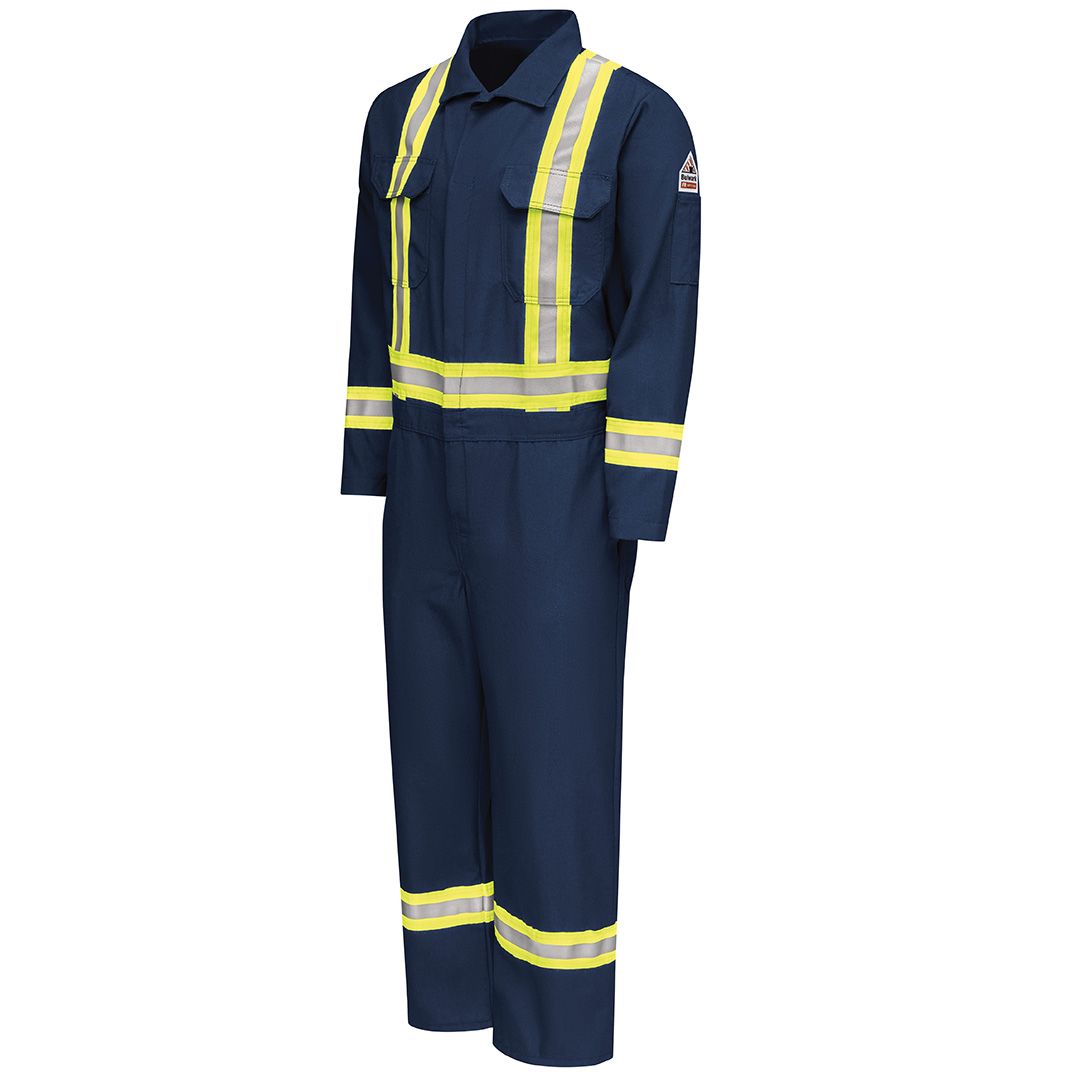 Product image for Men's Midweight Nomex FR Premium Coverall with CSA Compliant Reflective Trim