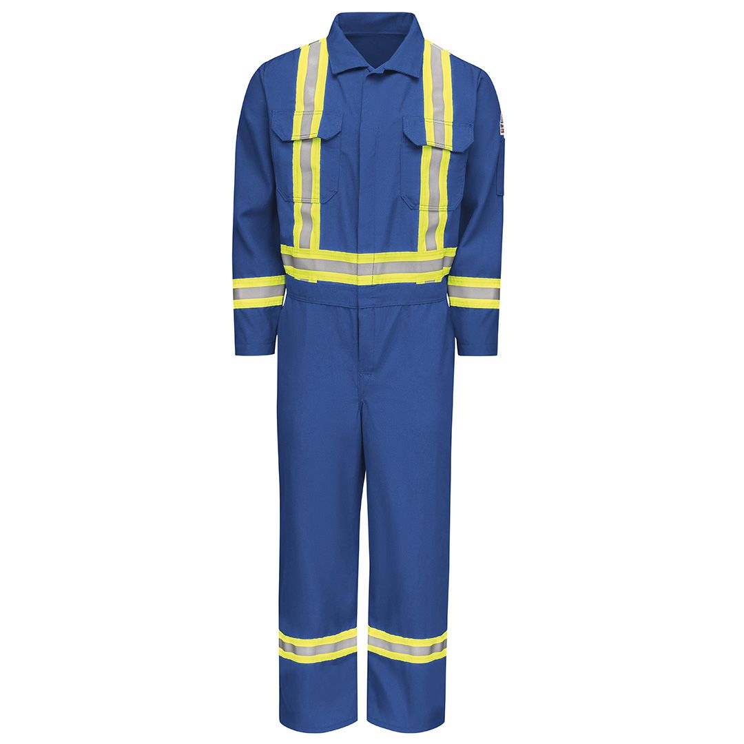 Product image for Men's Midweight Nomex FR Premium Coverall with CSA Compliant Reflective Trim