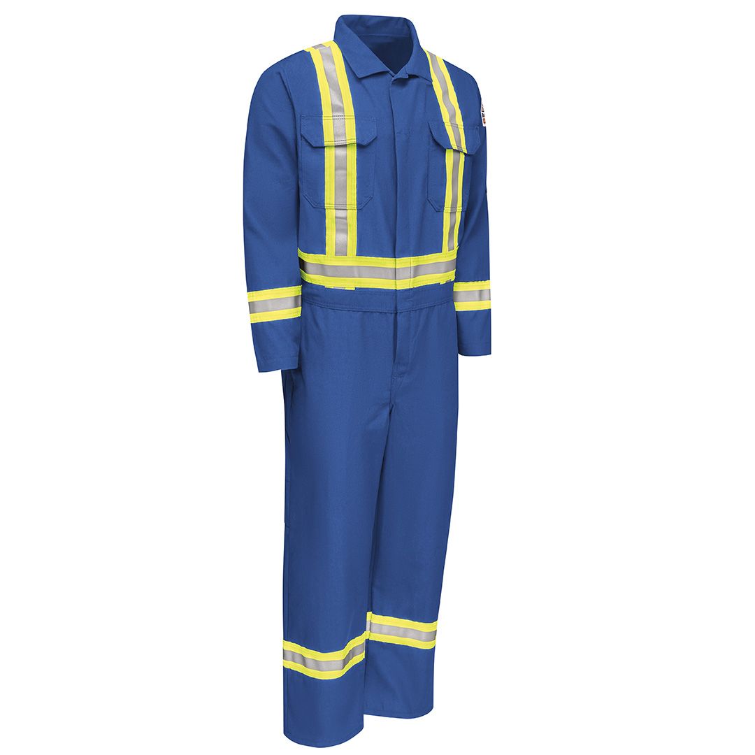Product image for Men's Midweight Nomex FR Premium Coverall with CSA Compliant Reflective Trim