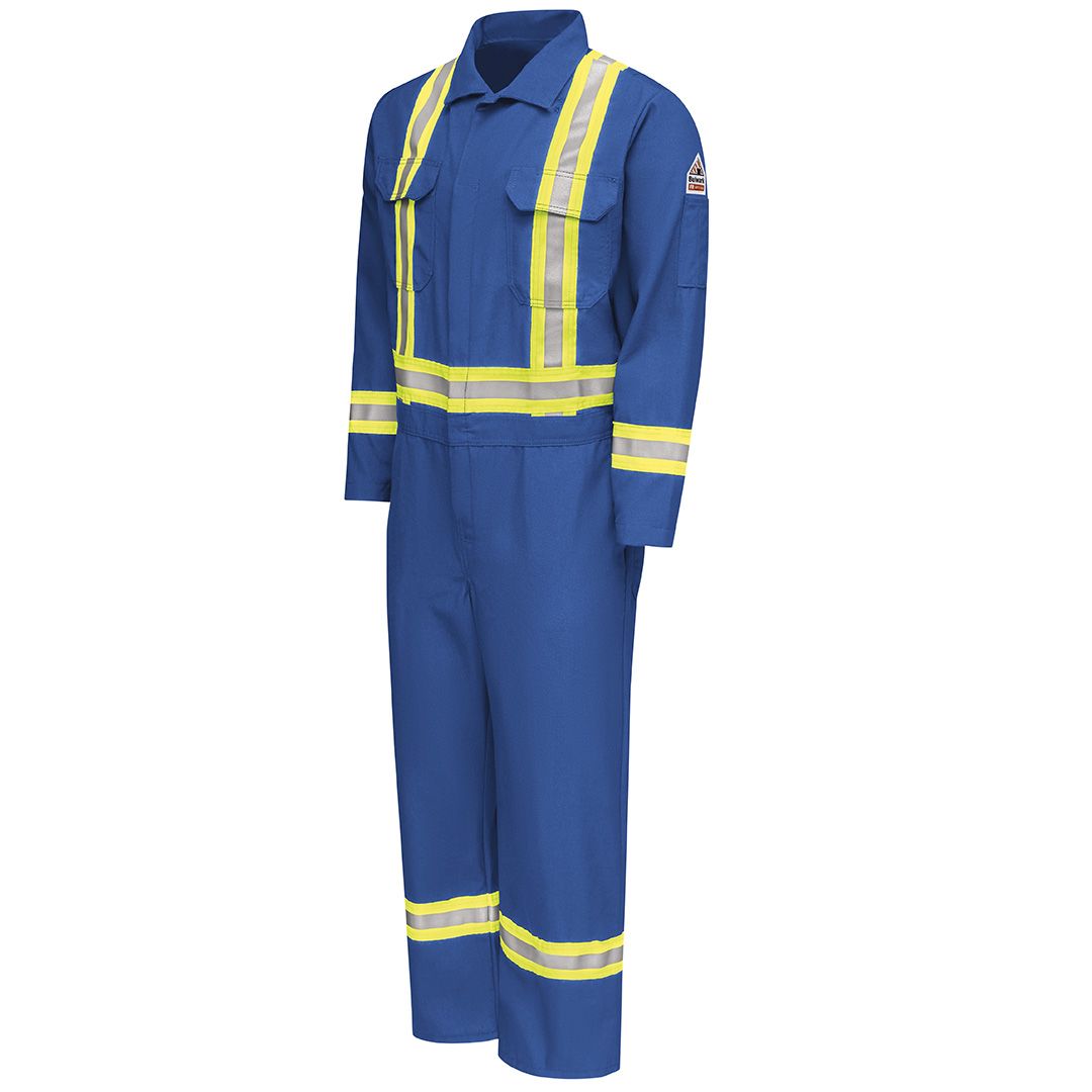 Product image for Men's Midweight Nomex FR Premium Coverall with CSA Compliant Reflective Trim