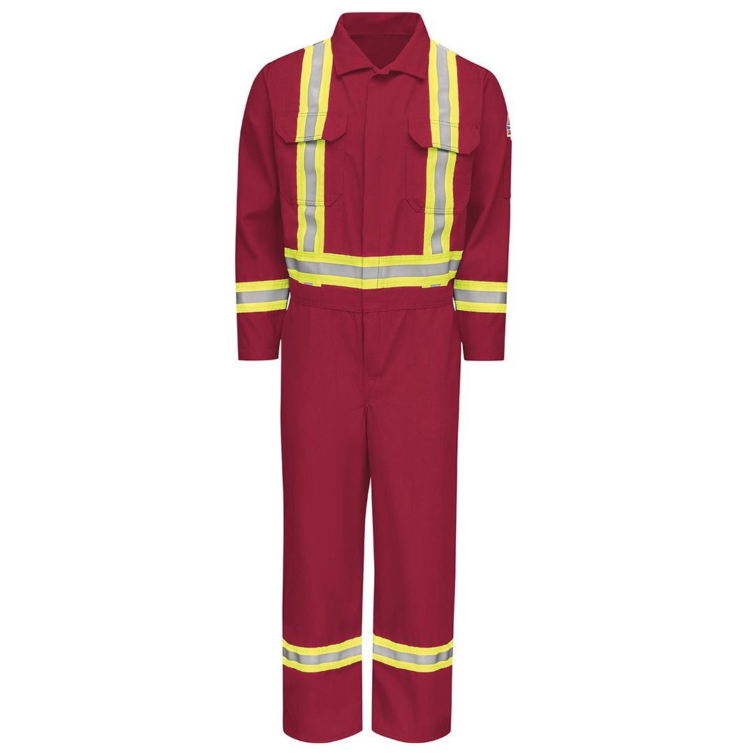 Product image for Men's Midweight Nomex FR Premium Coverall with CSA Compliant Reflective Trim