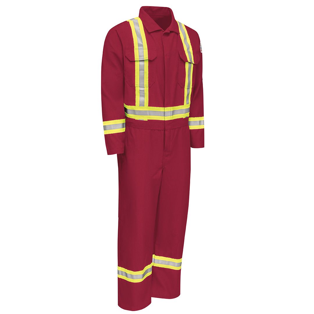 Product image for Men's Midweight Nomex FR Premium Coverall with CSA Compliant Reflective Trim