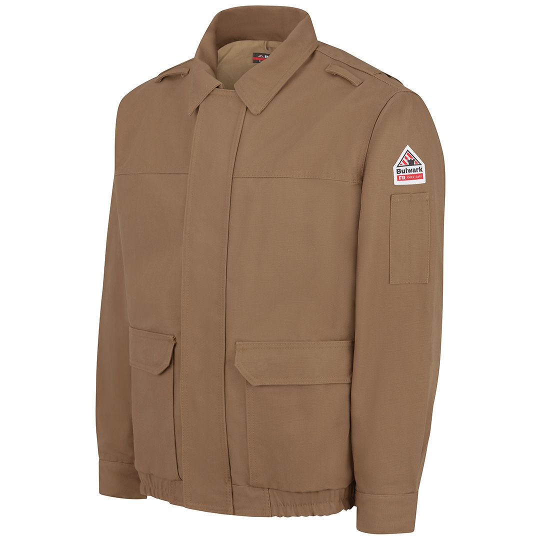 Product image for Brown Duck Lined Bomber Jacket