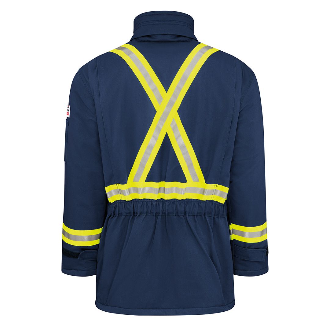 Product image for Men's Heavyweight Excel FR ComforTouch Insulated Deluxe Parka with Reflective Trim