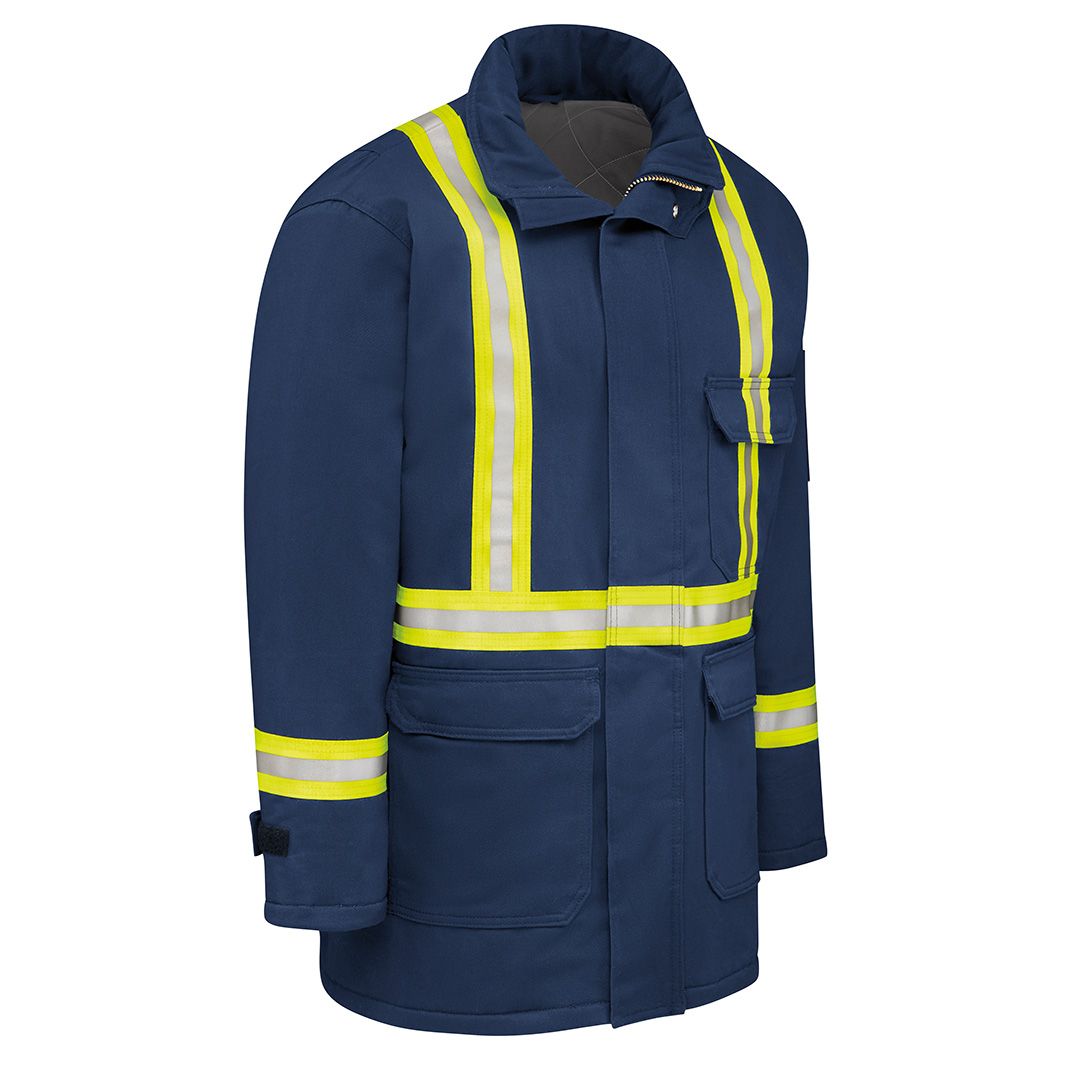 Product image for Men's Heavyweight Excel FR ComforTouch Insulated Deluxe Parka with Reflective Trim