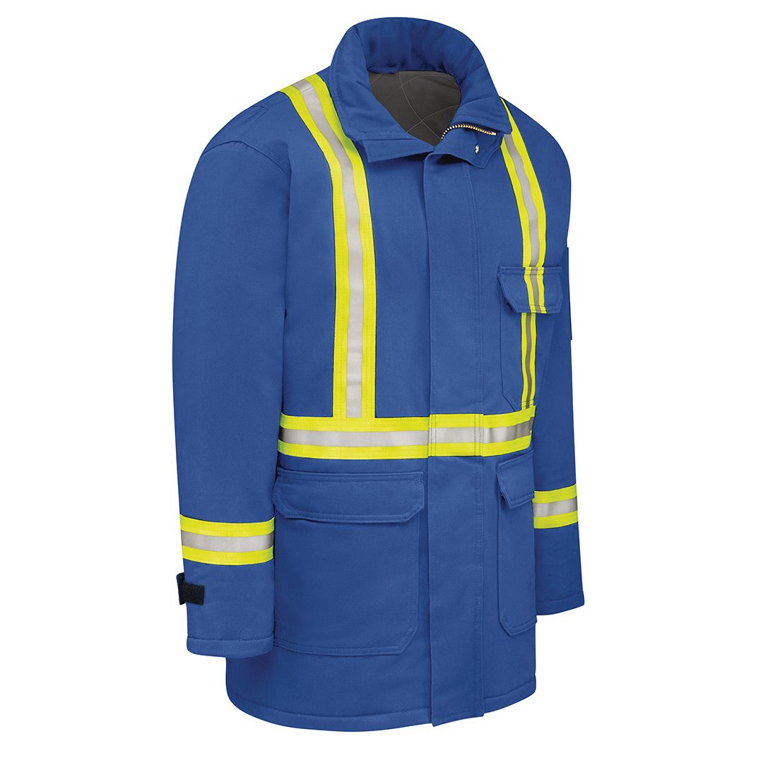 Product image for Men's Heavyweight Excel FR ComforTouch Insulated Deluxe Parka with Reflective Trim