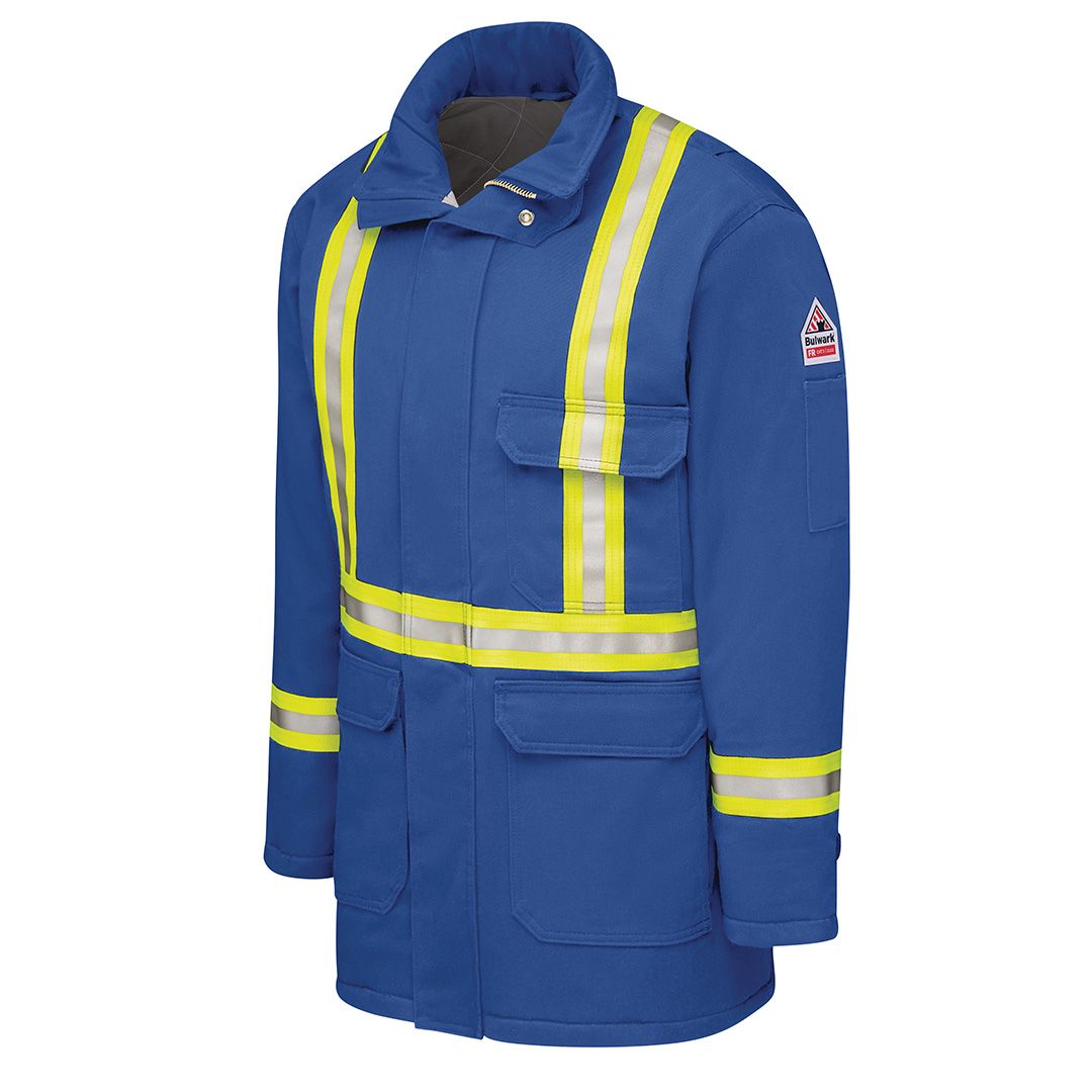 Product image for Men's Heavyweight Excel FR ComforTouch Insulated Deluxe Parka with Reflective Trim
