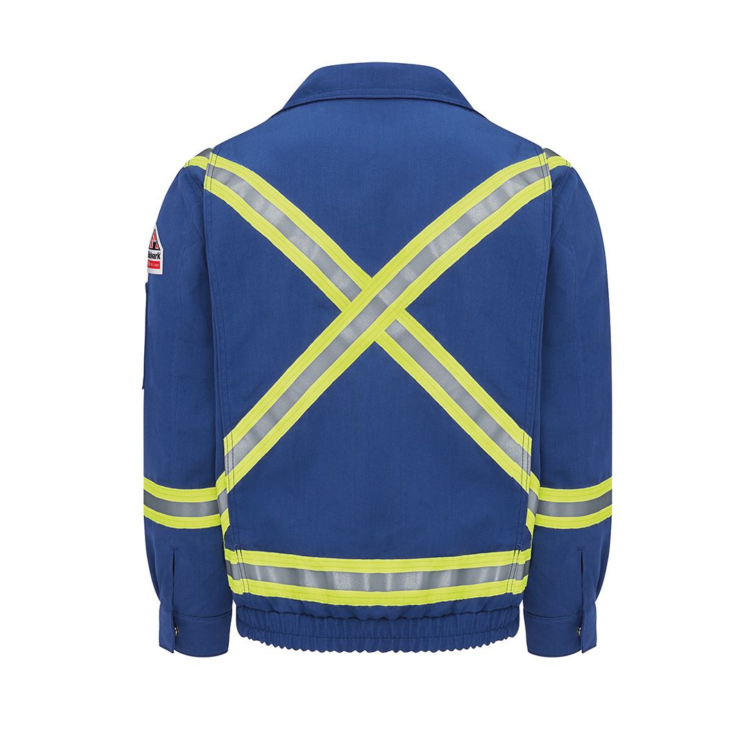 Product image for Men's Light Nomex FR Lined Bomber Jacket with Reflective Trim