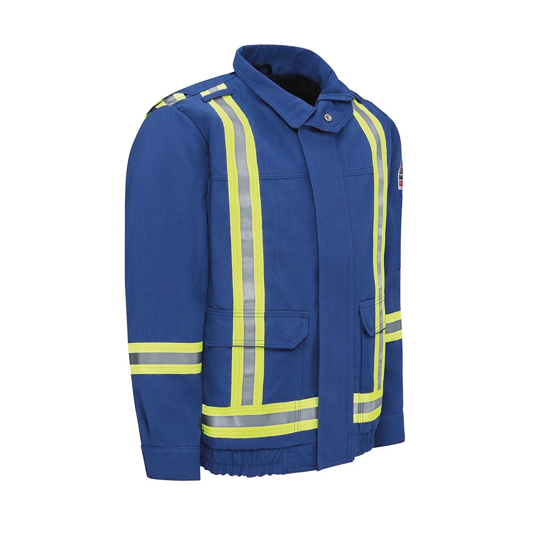 Product image for Men's Light Nomex FR Lined Bomber Jacket with Reflective Trim