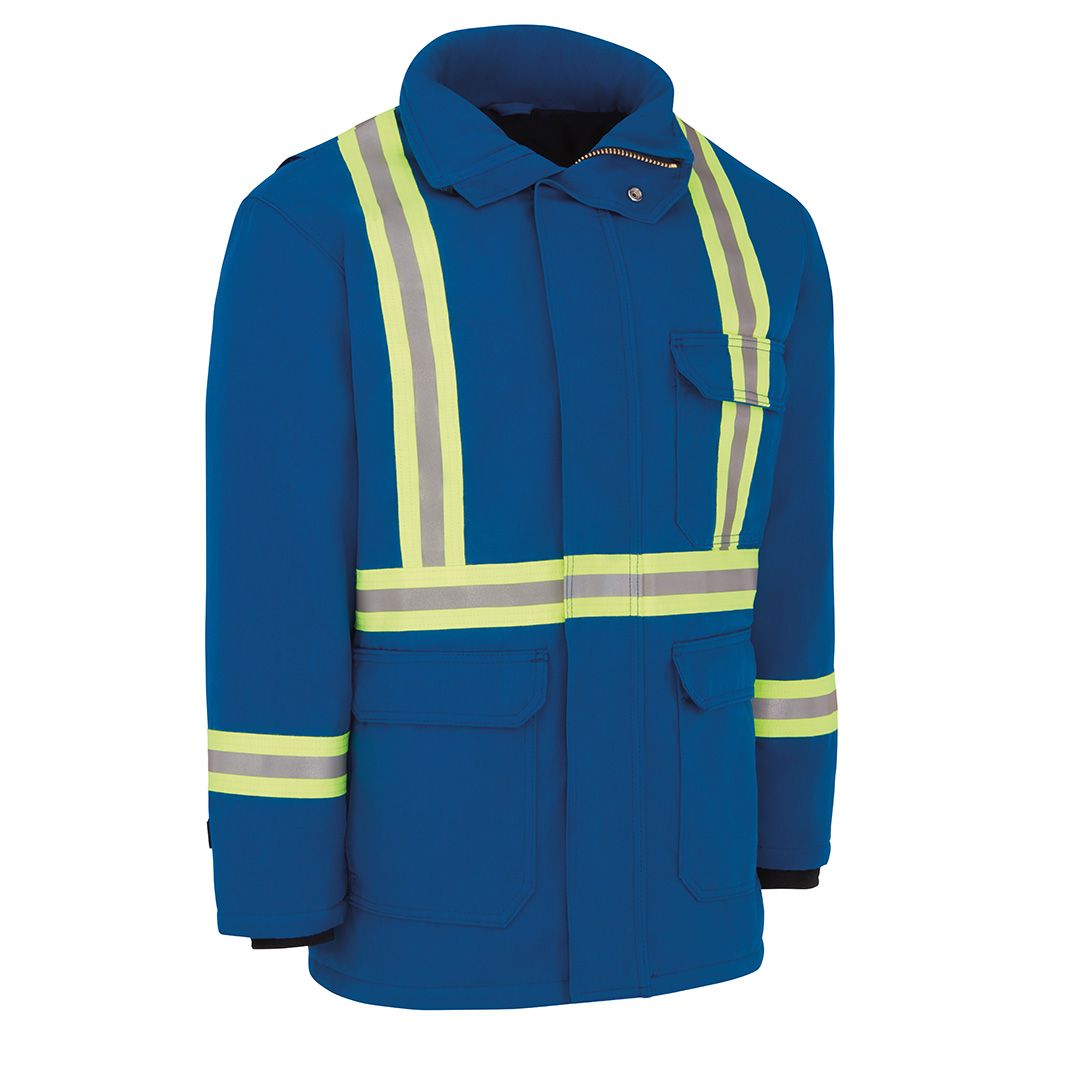 Product image for Men's Heavyweight Nomex FR Insulated Deluxe Parka with Reflective Trim