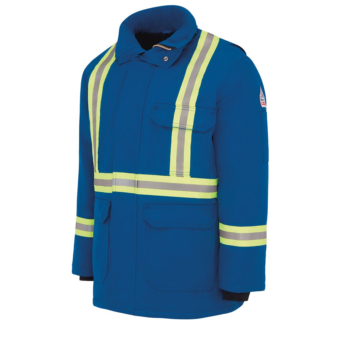 Product image for Men's Heavyweight Nomex FR Insulated Deluxe Parka with Reflective Trim