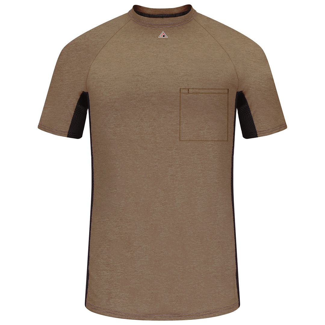 Product image for Men's FR Short Sleeve Base Layer with Concealed Chest Pocket