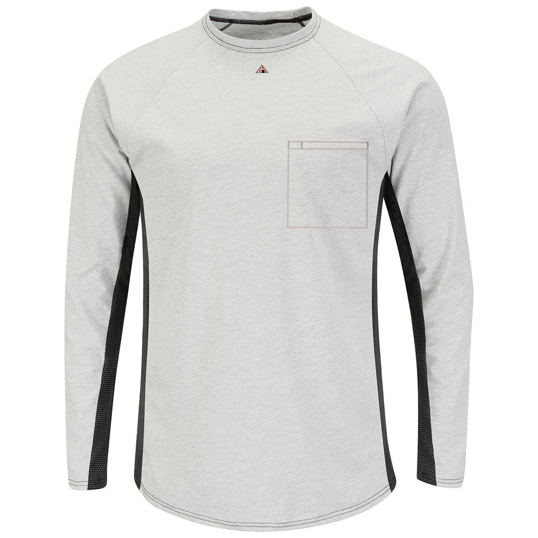 Product image for Men's FR Long  Sleeve Base Layer with Concealed Chest Pocket