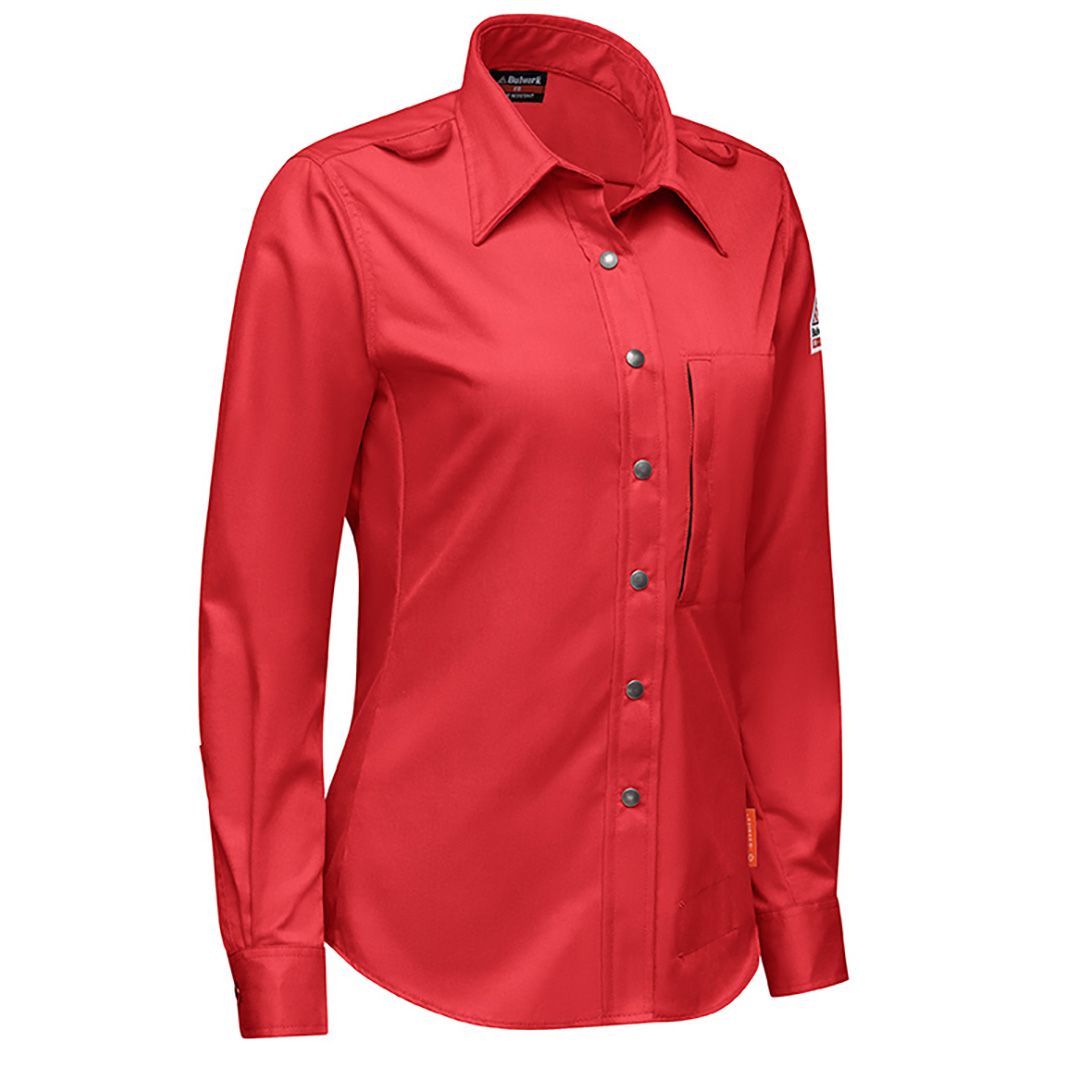 Product image for Women's iQ Series Midweight Comfort Snap-Front Woven Shirt