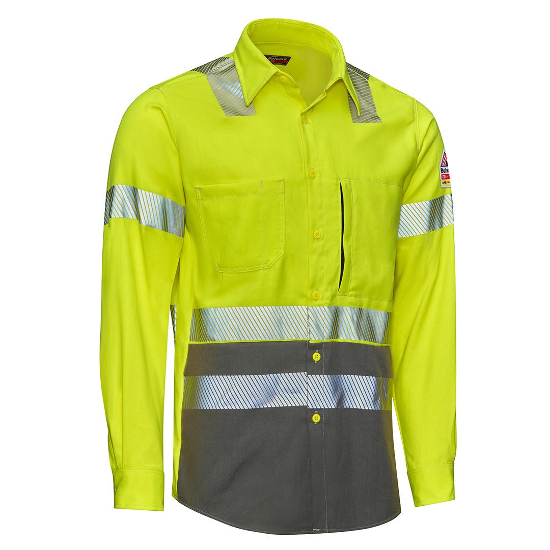 Product image for Men's Hi-Visibility Color Block Uniform Shirt