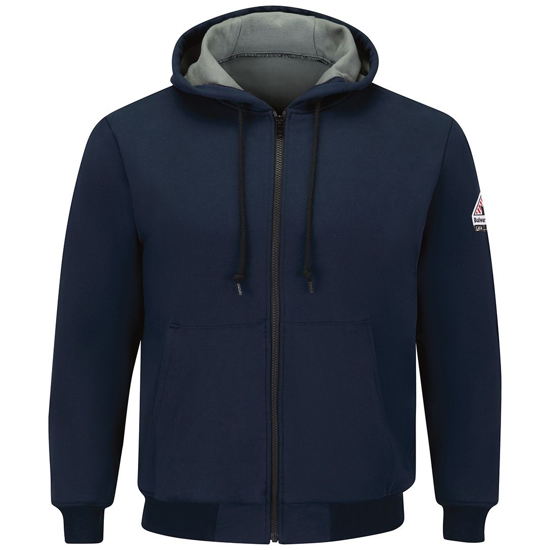 Product image for Men's Thermal Lined Zip-Front Hooded Sweatshirt