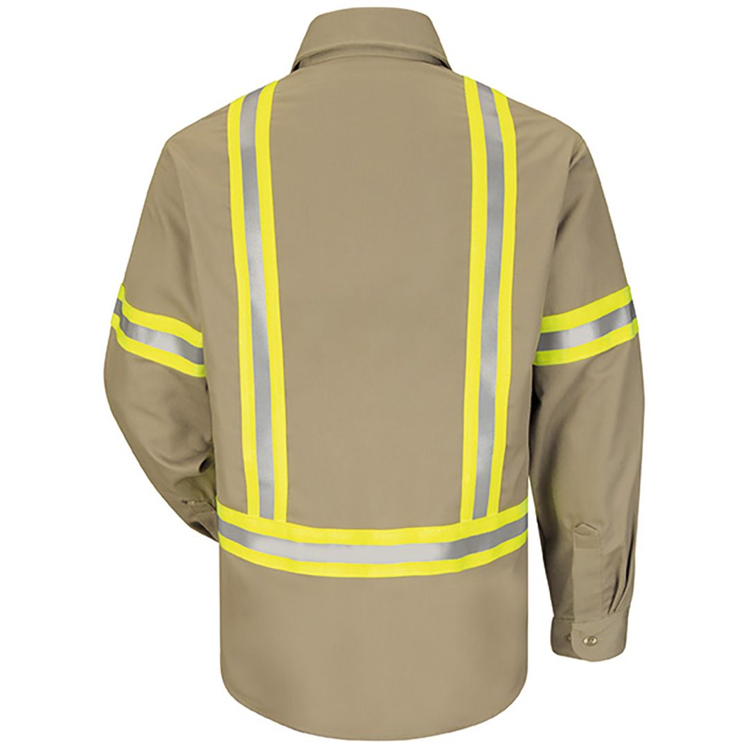 Product image for Men's Midweight FR Enhanced Visibility Uniform Shirt