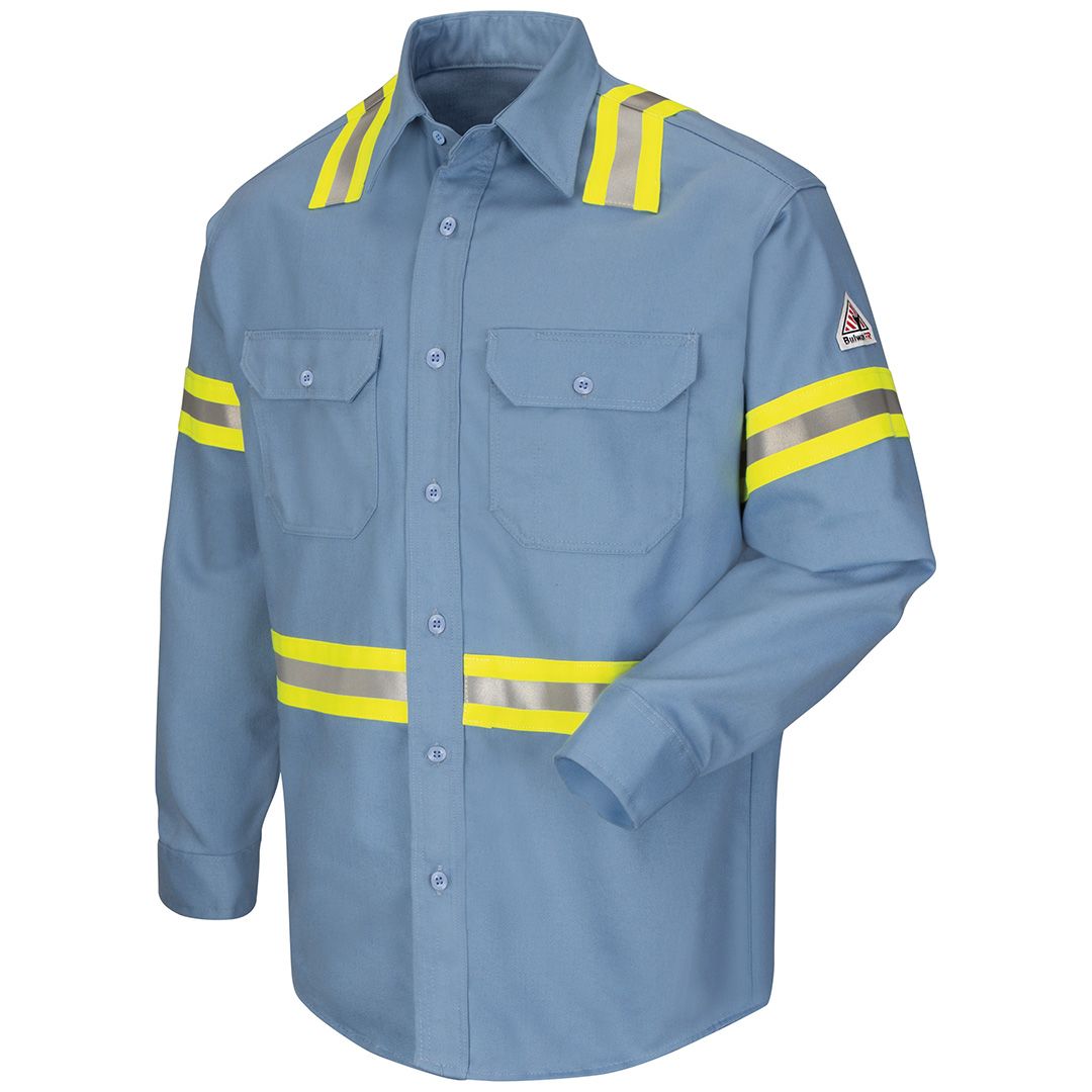 Product image for Men's Midweight FR Enhanced Visibility Uniform Shirt