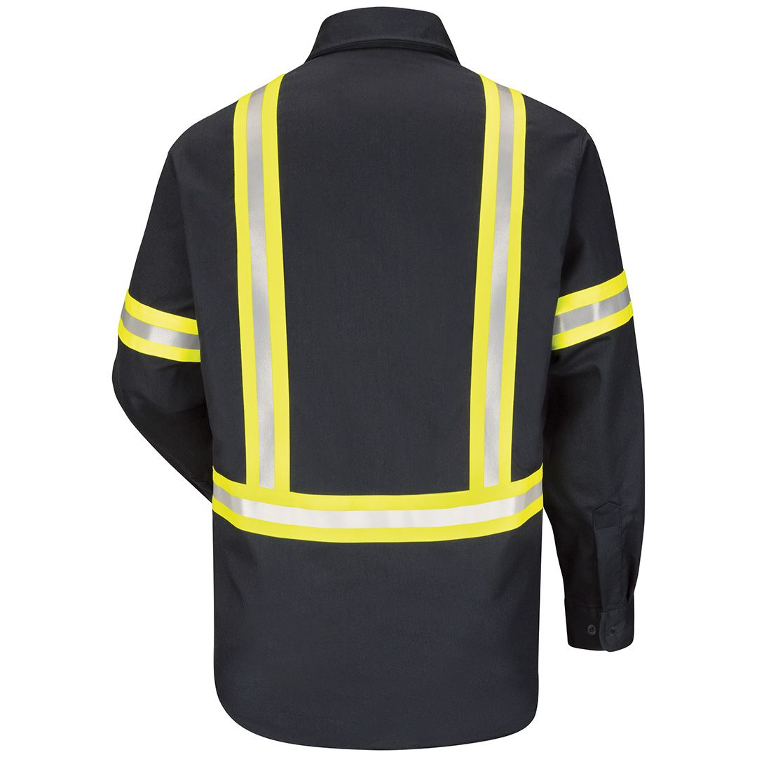 Product image for Men's Midweight FR Enhanced Visibility Uniform Shirt