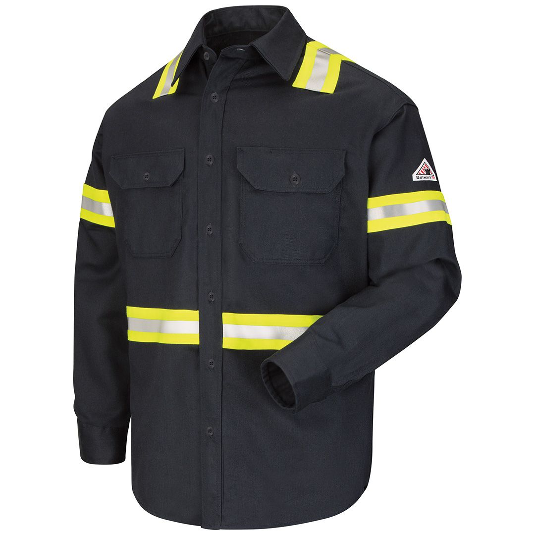 Product image for Men's Midweight FR Enhanced Visibility Uniform Shirt