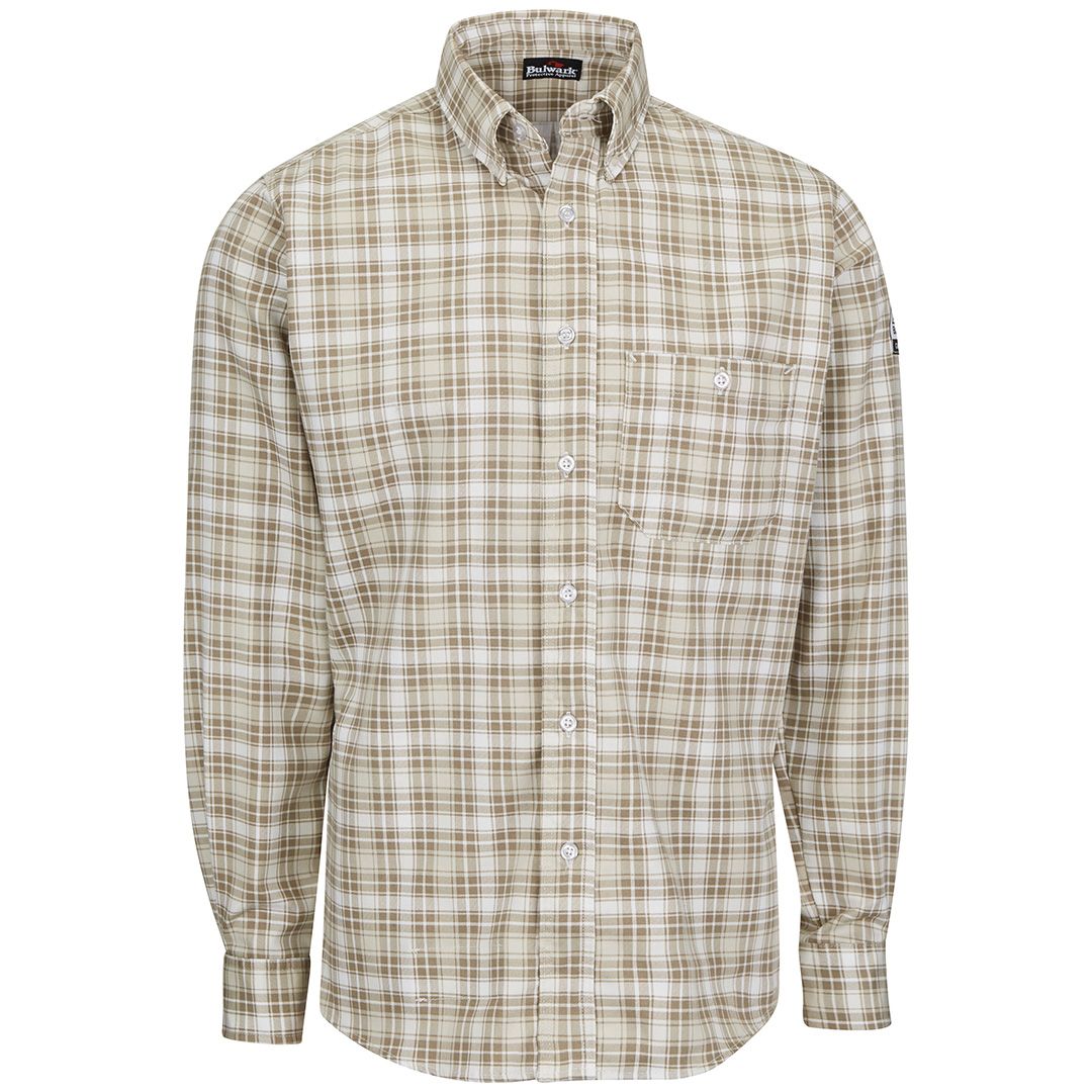 Product image for Men's Long Sleeve Plaid Dress Shirt