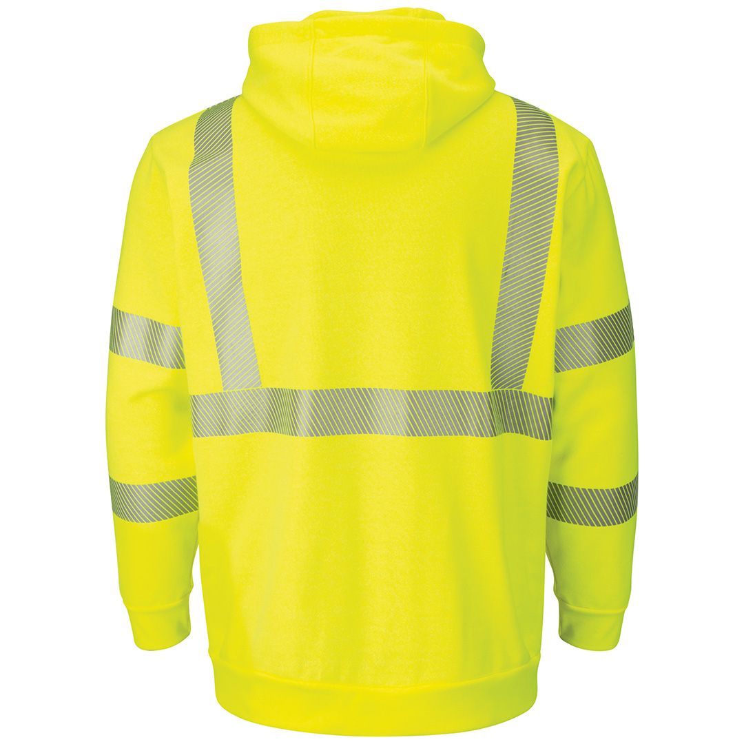 Product image for Men's Fleece FR Hi-Visibility Pullover Hooded Sweatshirt