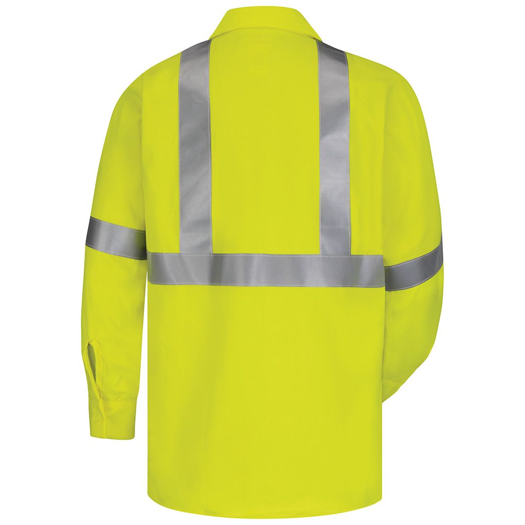 Product image for Men's Midweight FR Hi-Visibility Work Shirt