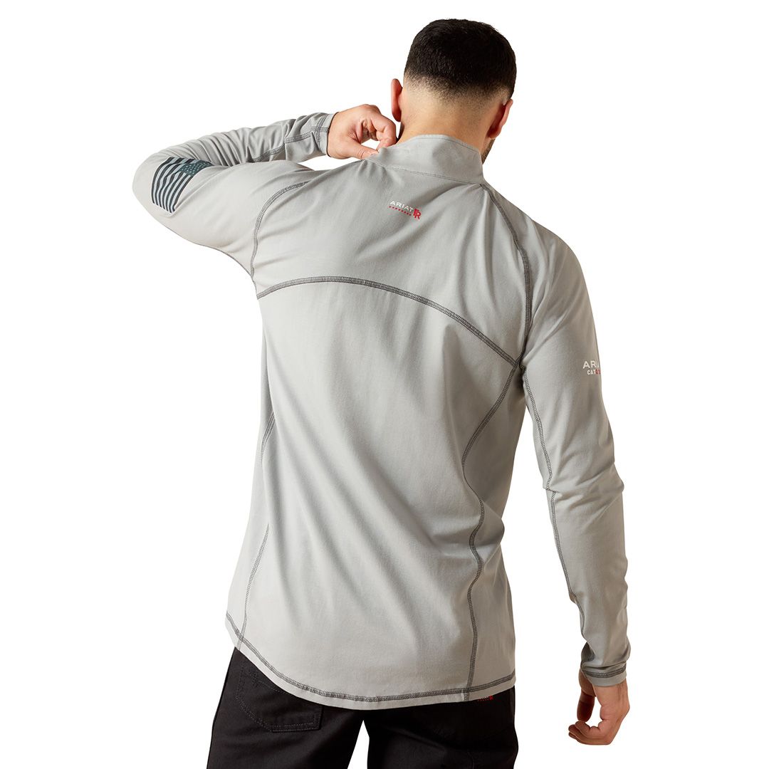 Product image for Men's FR Combat Stretch Patriot 1/4 Zip Work Shirt