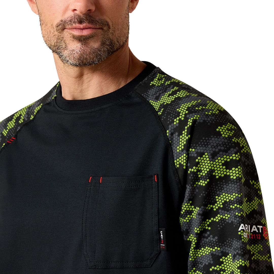 Product image for Men's FR AC Camo Baseball T-Shirt