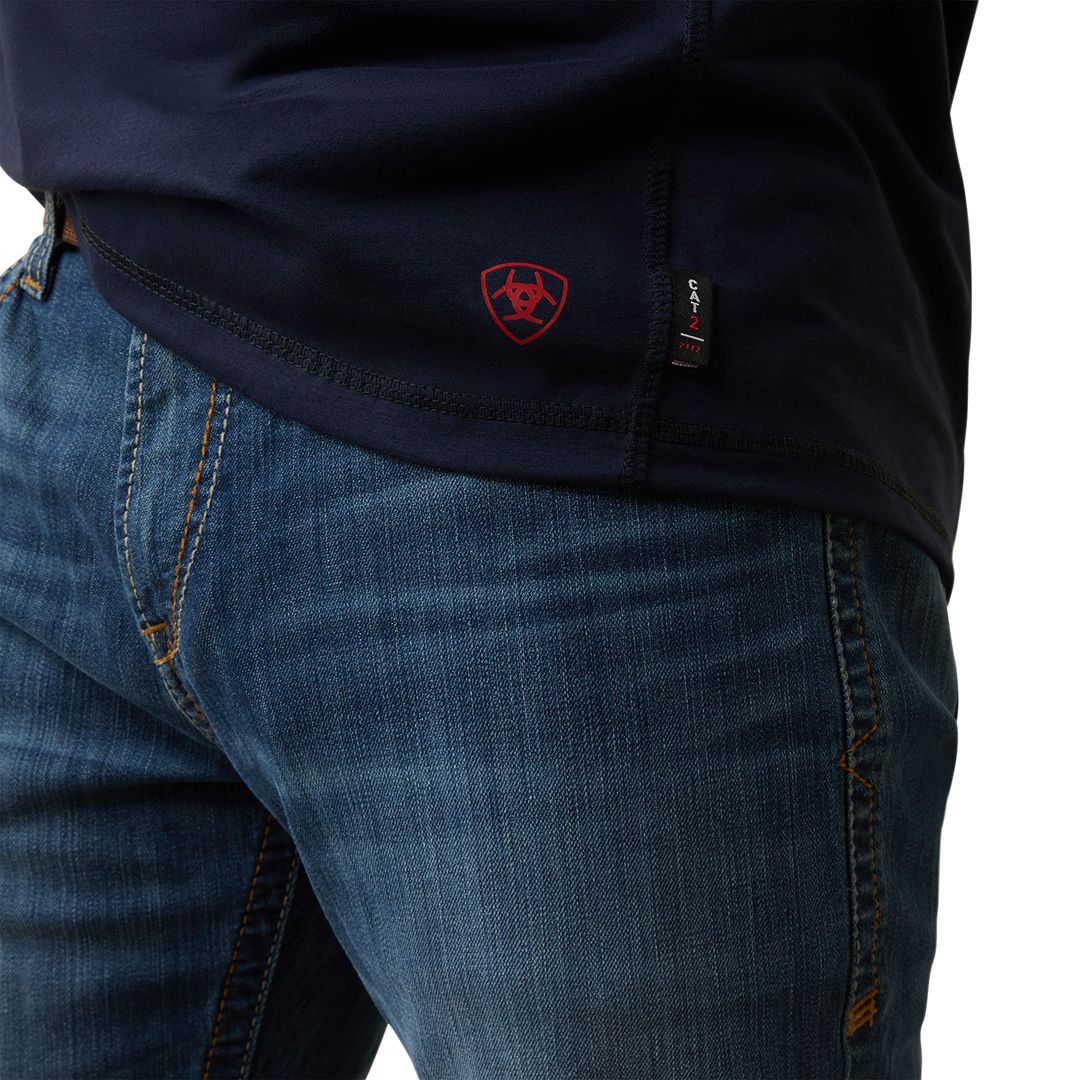 Product image for Men's FR Combat Stretch Patriot 1/4 Zip Work Shirt