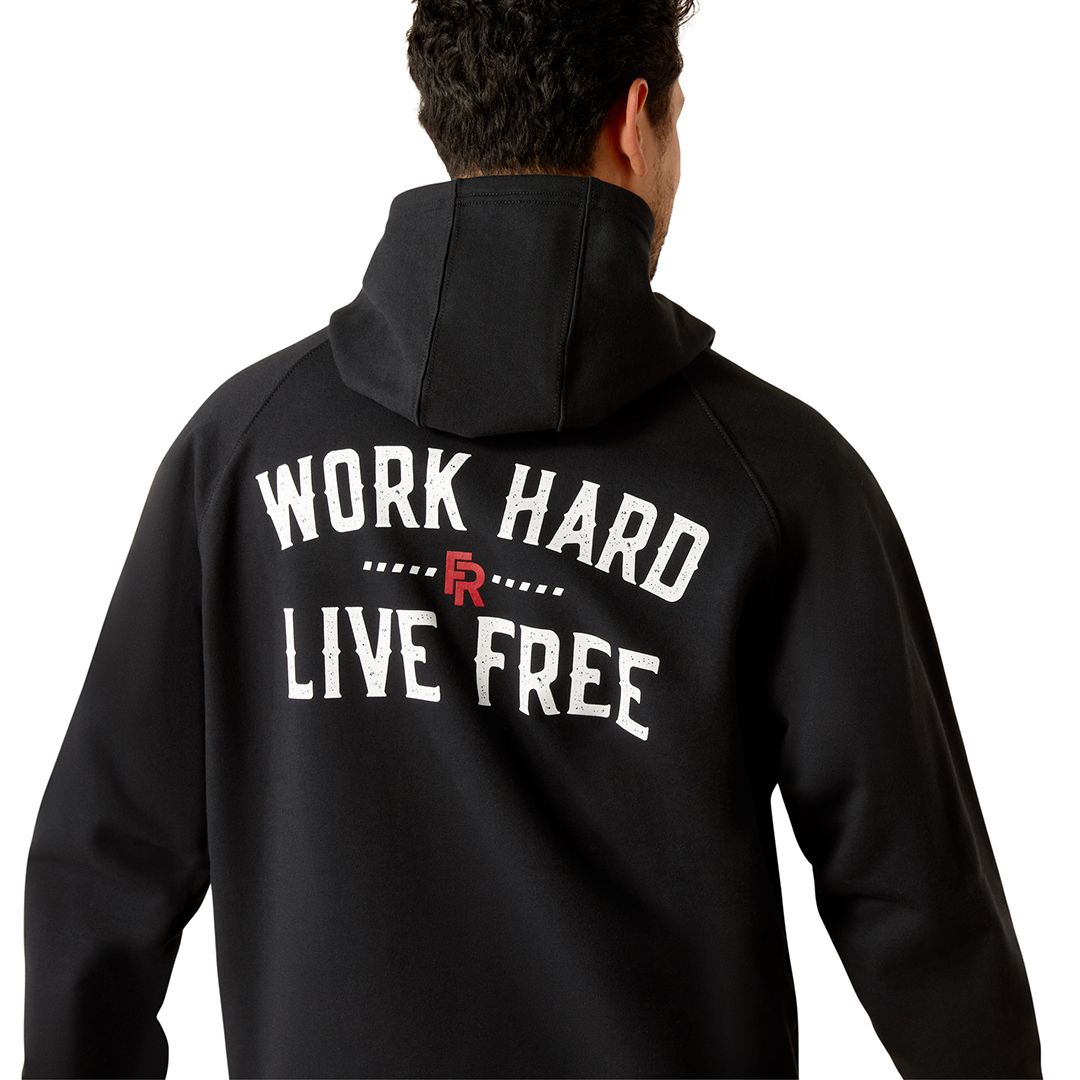 Product image for Men's FR DuraStretch Work Hard Live Free Hoodie