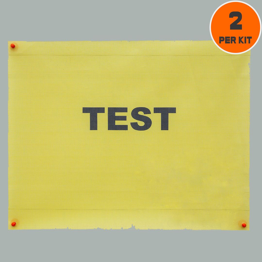 Heavy duty mesh barricade is a human performance tool that provides physical and visual notification that a relay tech is in an area that contains equipment that is safe to work on and will not effect in-service equipment. 