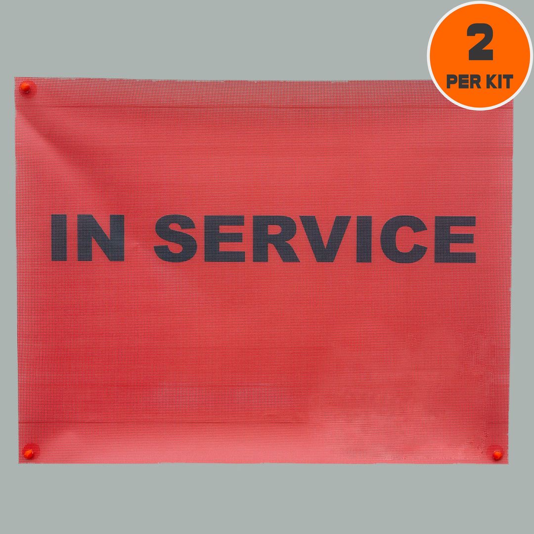 Heavy duty mesh barricade is a human performance tool that provides physical and visual notification that a relay tech is in an area that contains equipment that could effect in-service equipment.  