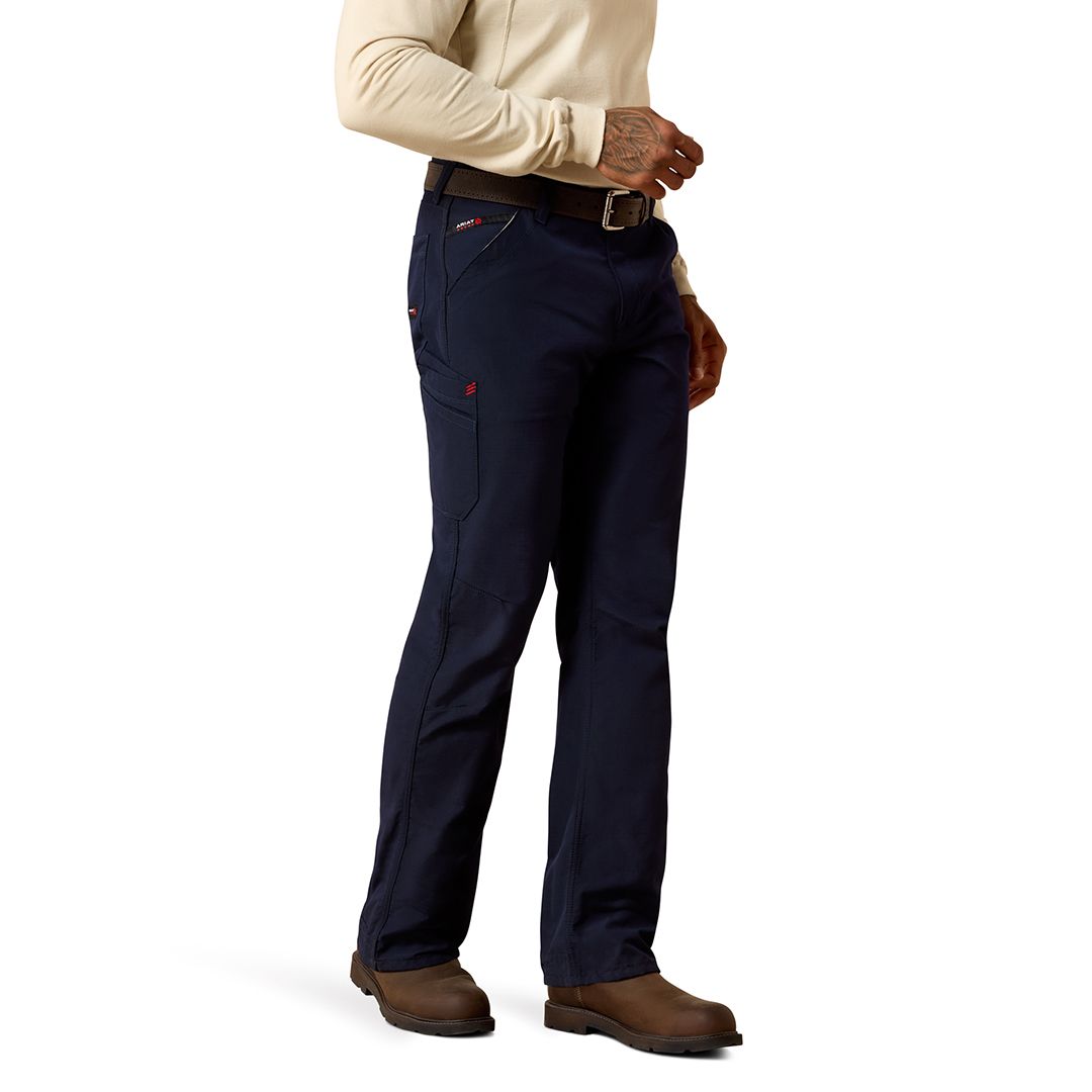 Shorten Ripstop Pants Men's FR M4 Relaxed DuraLight Ripstop Boot Cut Pant | Ariat