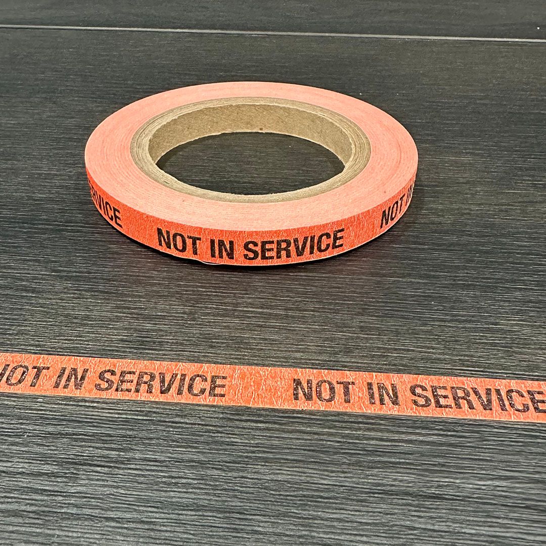 Not In Service Sticker Human Performance NOT IN SERVICE Tape | Project 96
